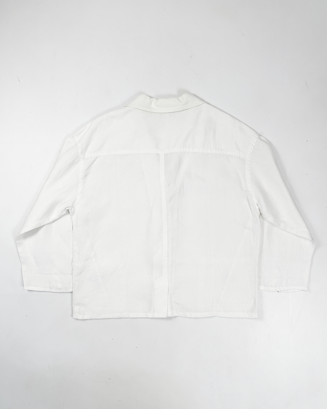 Iceberg White Linen 4-Button Jacket 1990's