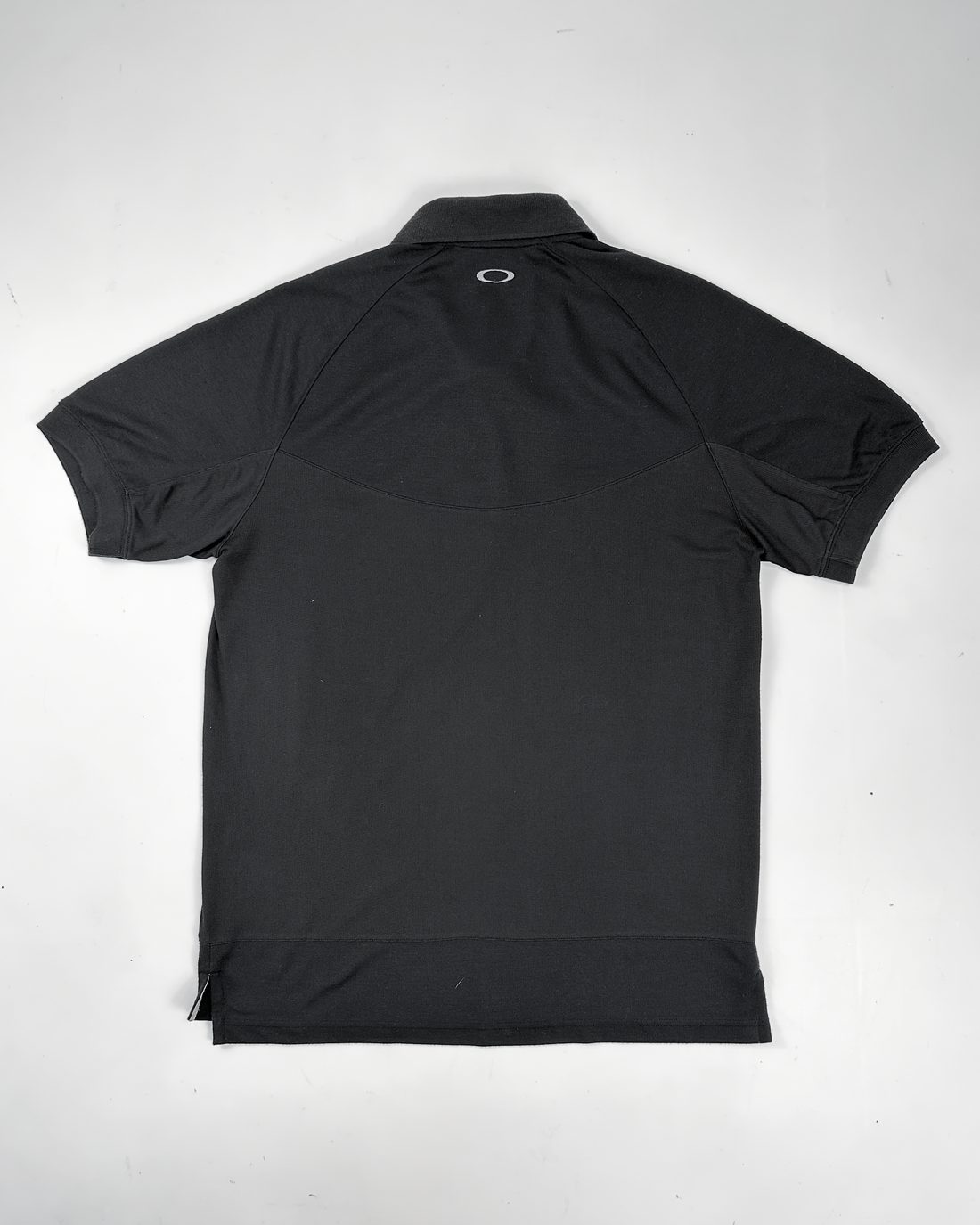 Oakley Red Core Black 2-Texture Polo Shirt 2000's