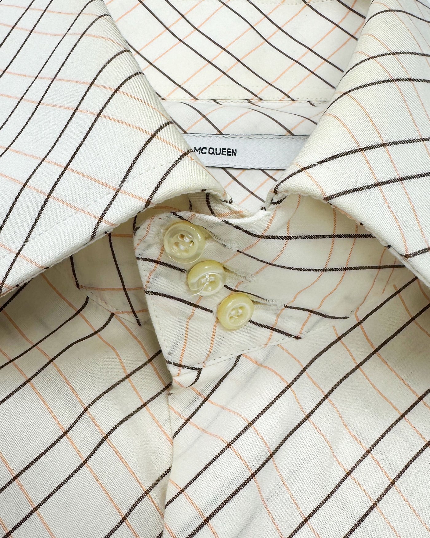 Alexander Mcqueen Multicolor Stripes Cotton Shirt 1990's