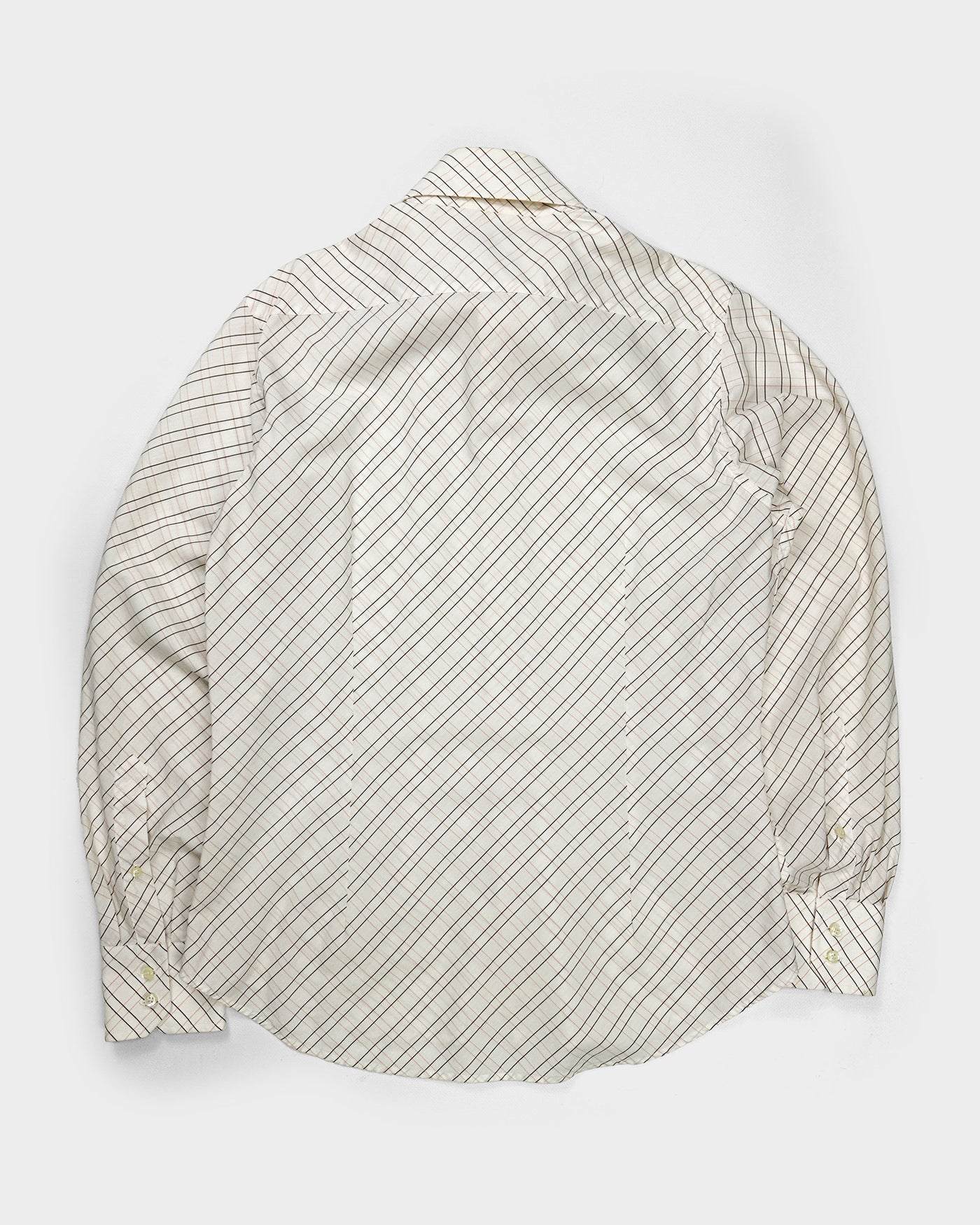 Alexander Mcqueen Multicolor Stripes Cotton Shirt 1990's