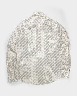 Alexander Mcqueen Multicolor Stripes Cotton Shirt 1990's