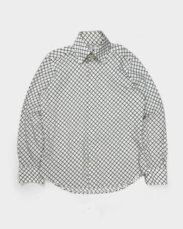 Alexander Mcqueen Black and White Cotton Shirt 1990's