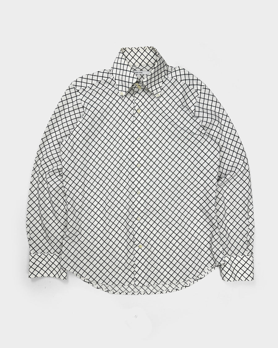 Alexander Mcqueen Black and White Cotton Shirt 1990's