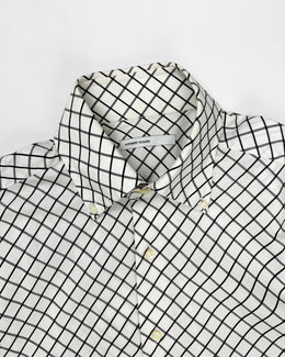 Alexander Mcqueen Black and White Cotton Shirt 1990's