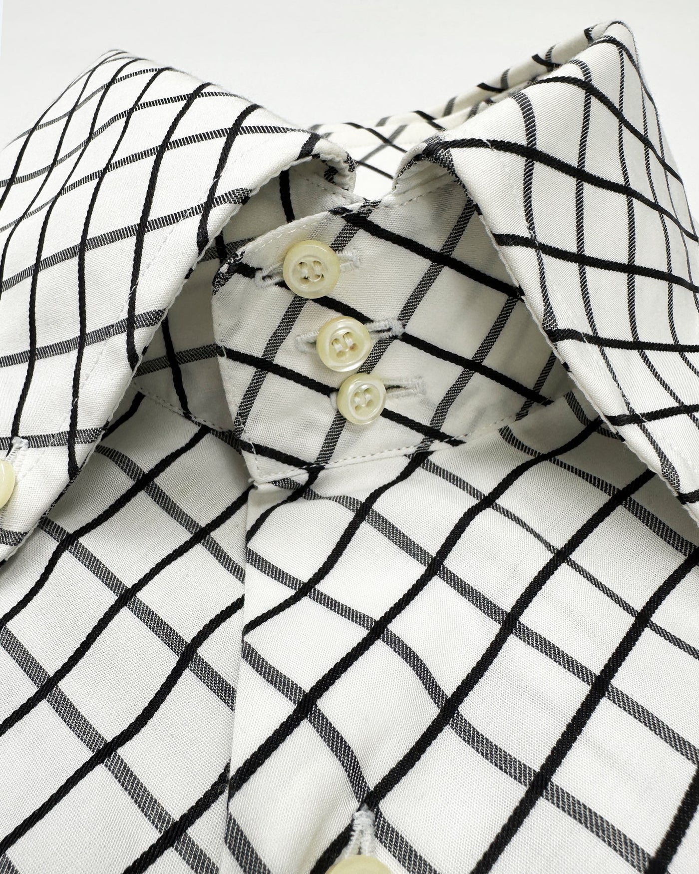 Alexander Mcqueen Black and White Cotton Shirt 1990's