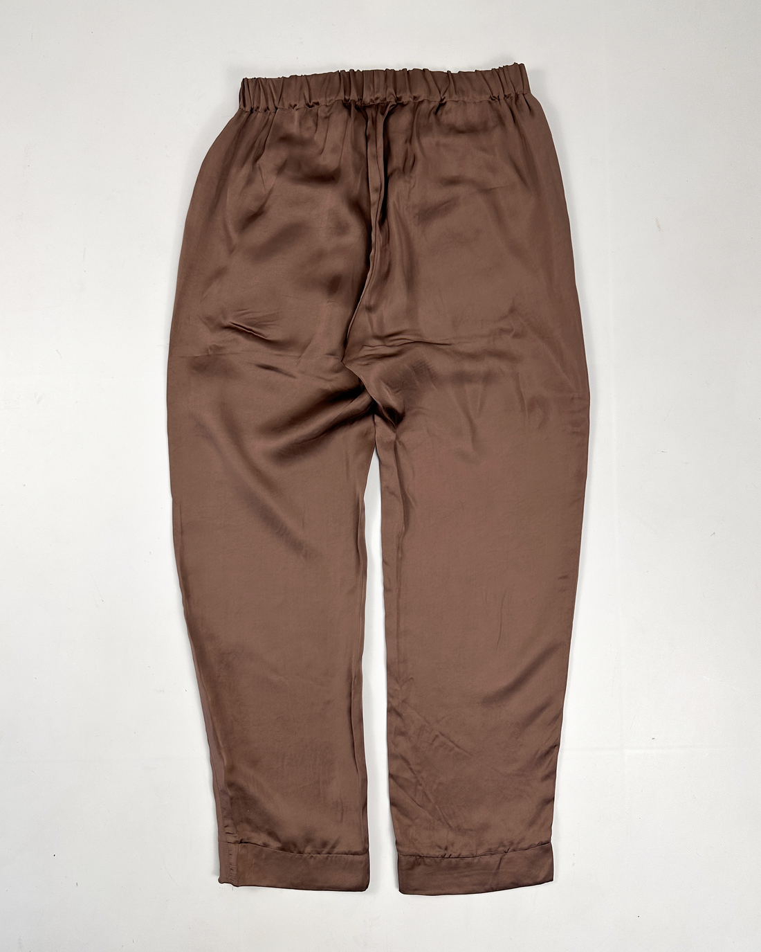 Marni Bronze Fluid Viscose Pants 2000's