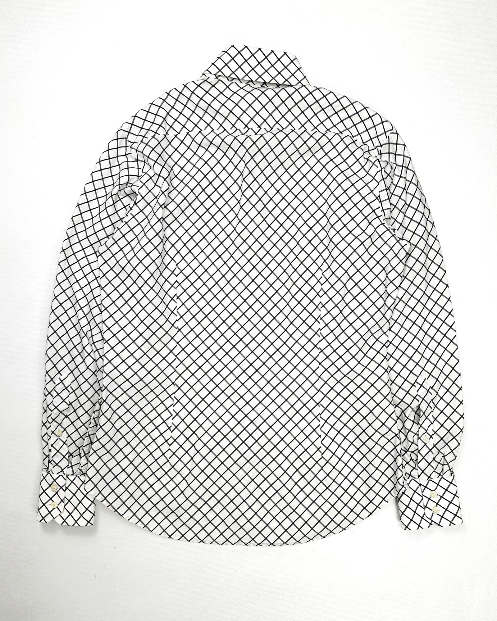 Alexander Mcqueen Black and White Cotton Shirt 1990's