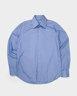 Alexander Mcqueen Blue Cotton Shirt 1990's