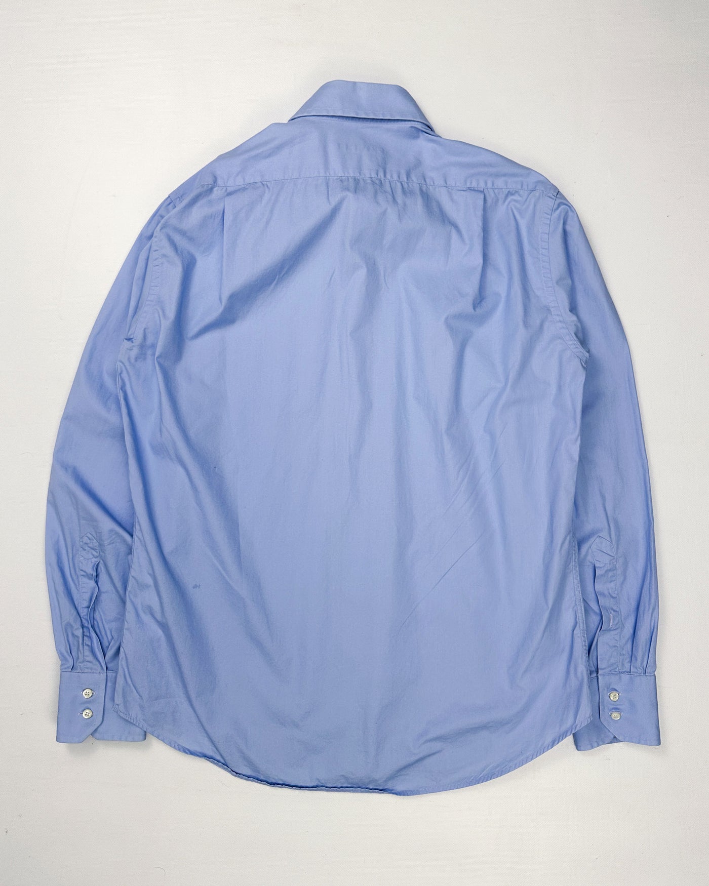 Alexander Mcqueen Blue Cotton Shirt 1990's