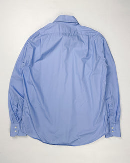 Alexander Mcqueen Blue Cotton Shirt 1990's