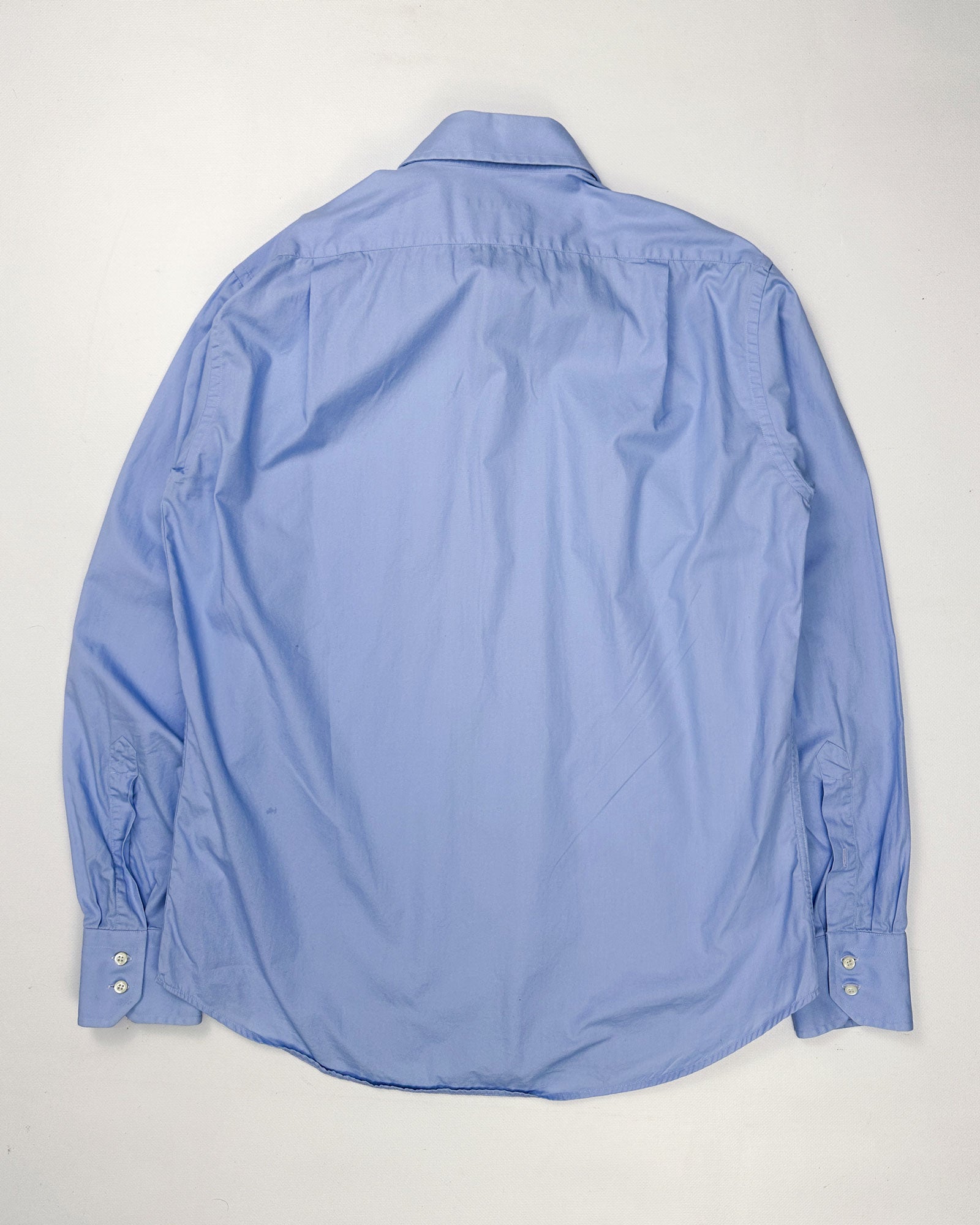 Alexander Mcqueen Blue Cotton Shirt 1990's