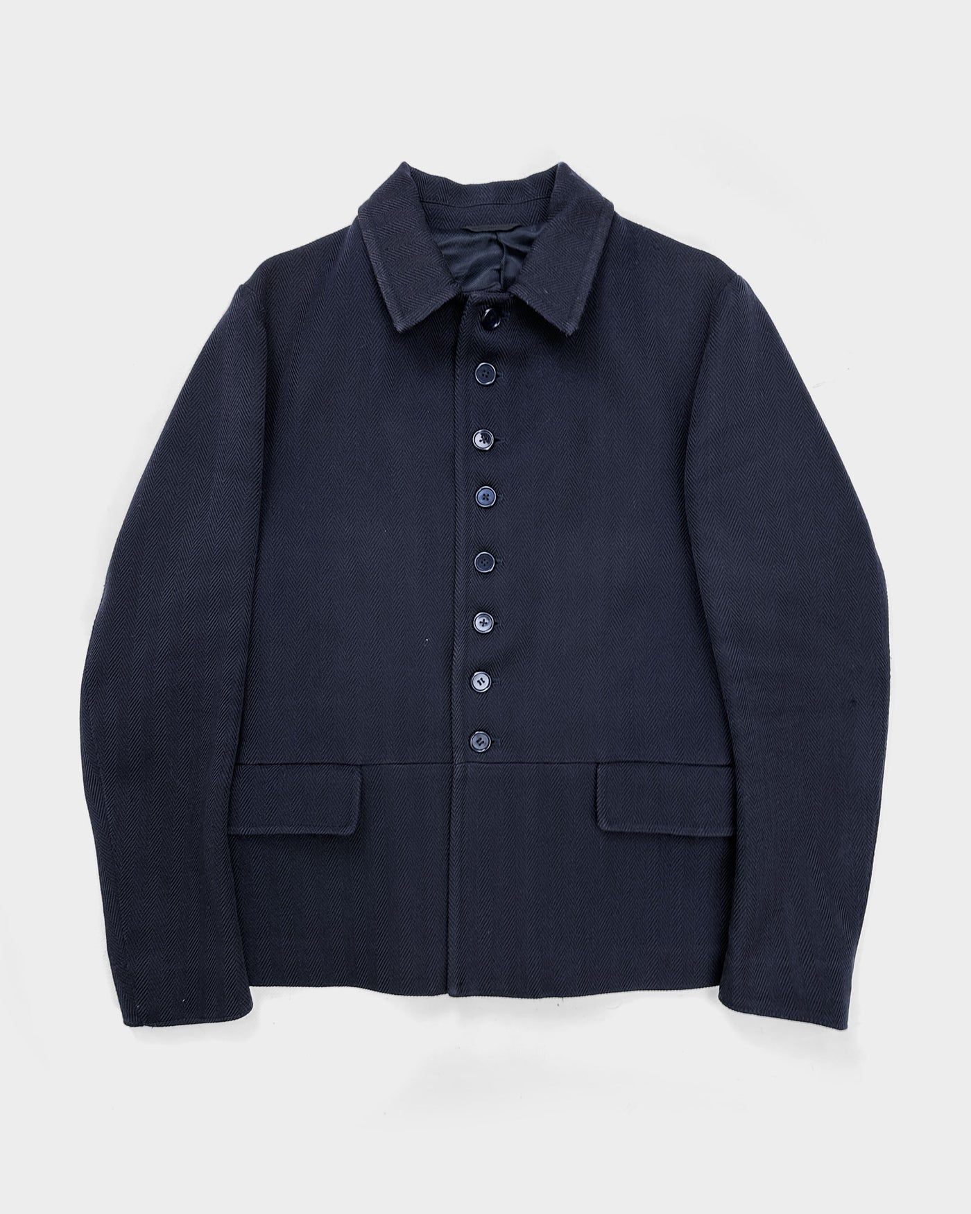 Daniele Alessandrini Blue Wool Jacket 2000's