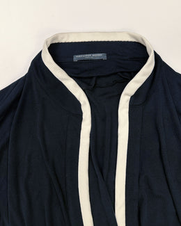 Alexander Mcqueen Asymmetric Silk Cardigan S/S 2006