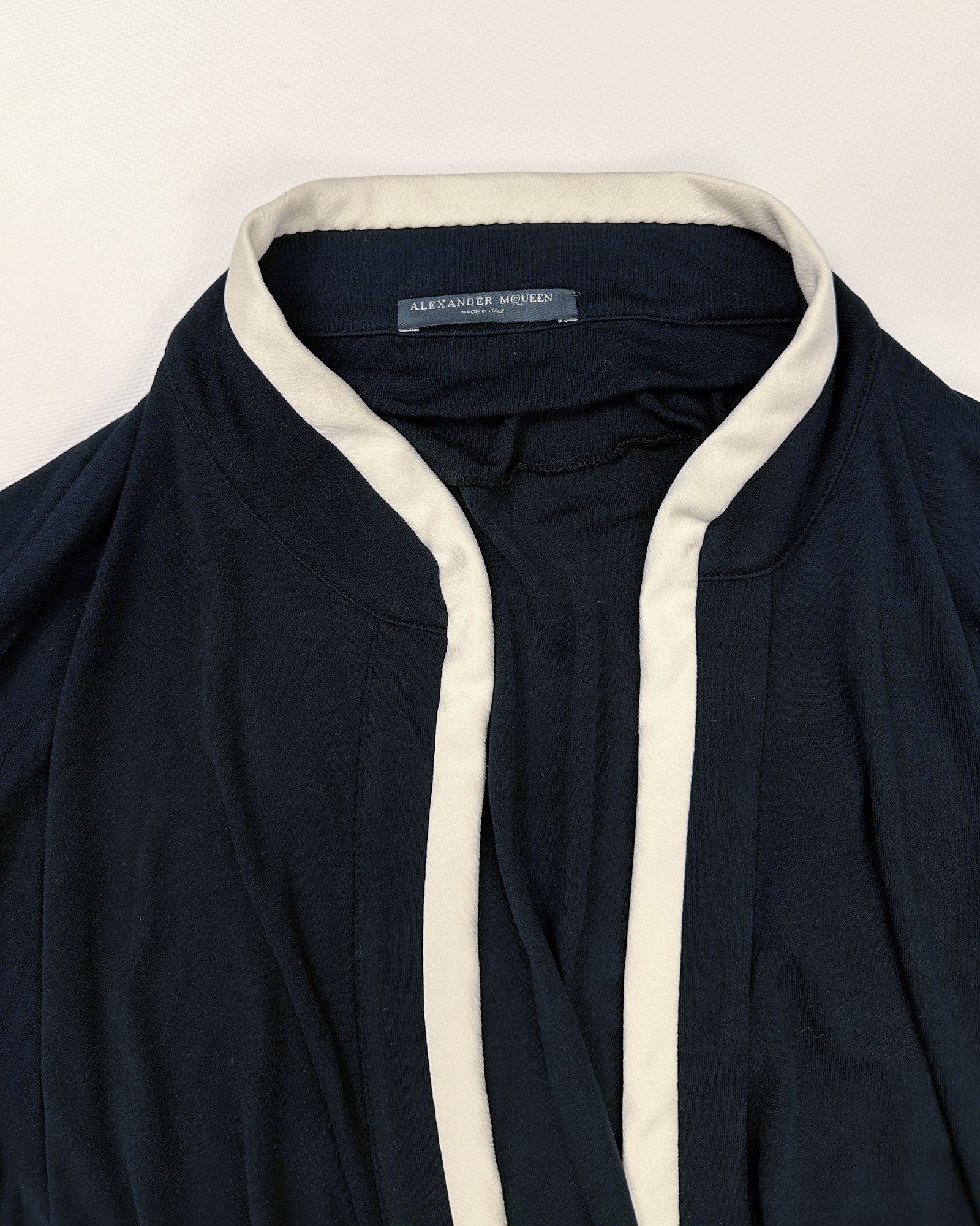 Alexander Mcqueen Asymmetric Silk Cardigan S/S 2006