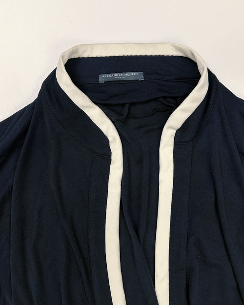 Alexander McQueen 2006春夏系列不对称真丝开衫