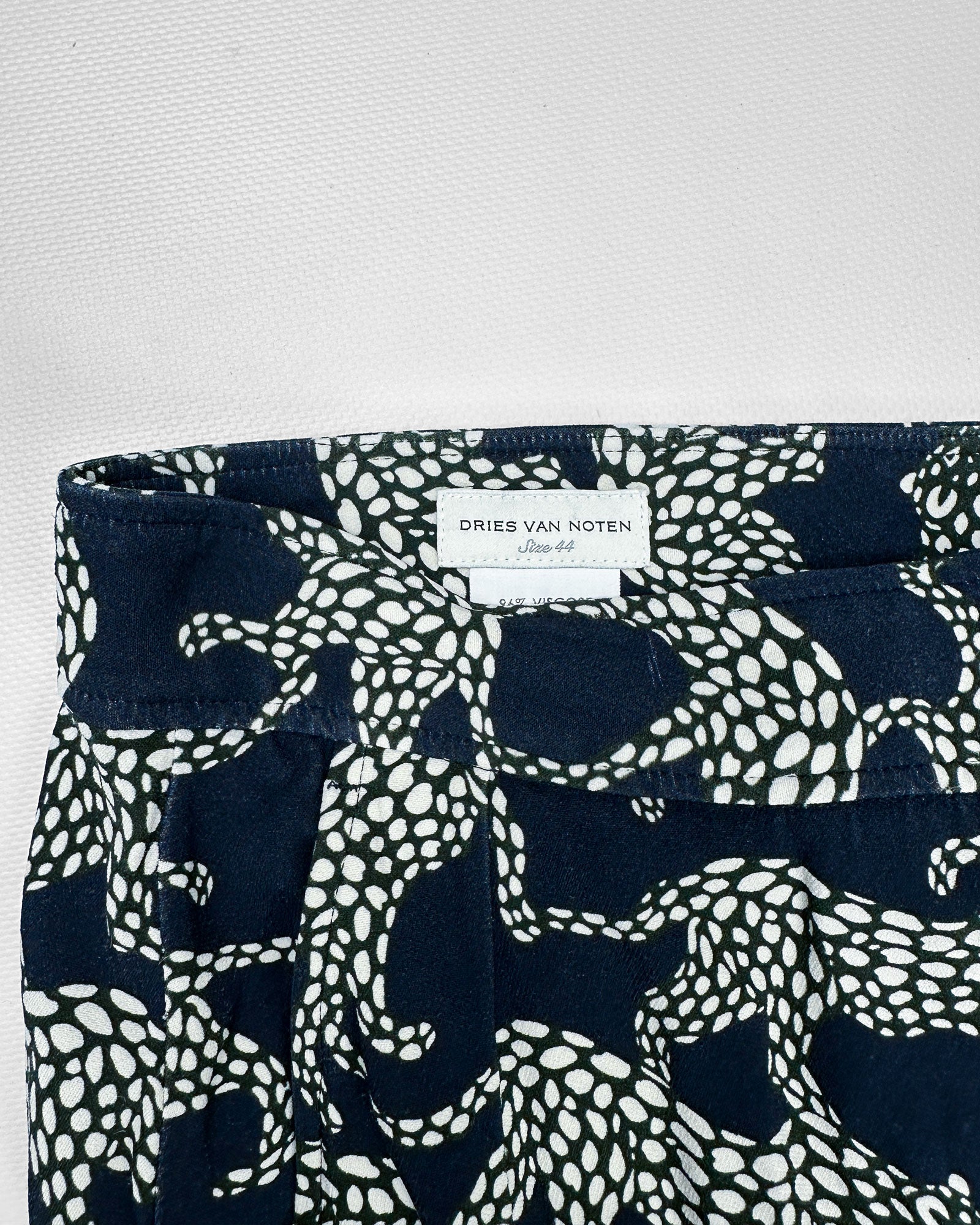 Dries Van Noten Viscose Fluid Pants 2000's