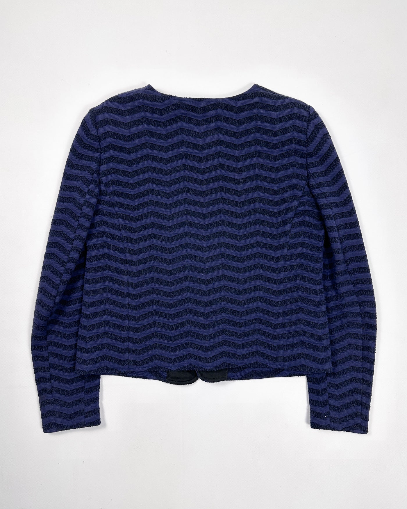 Armani "Z" Strippes Purple Zipped Jacket 1990's