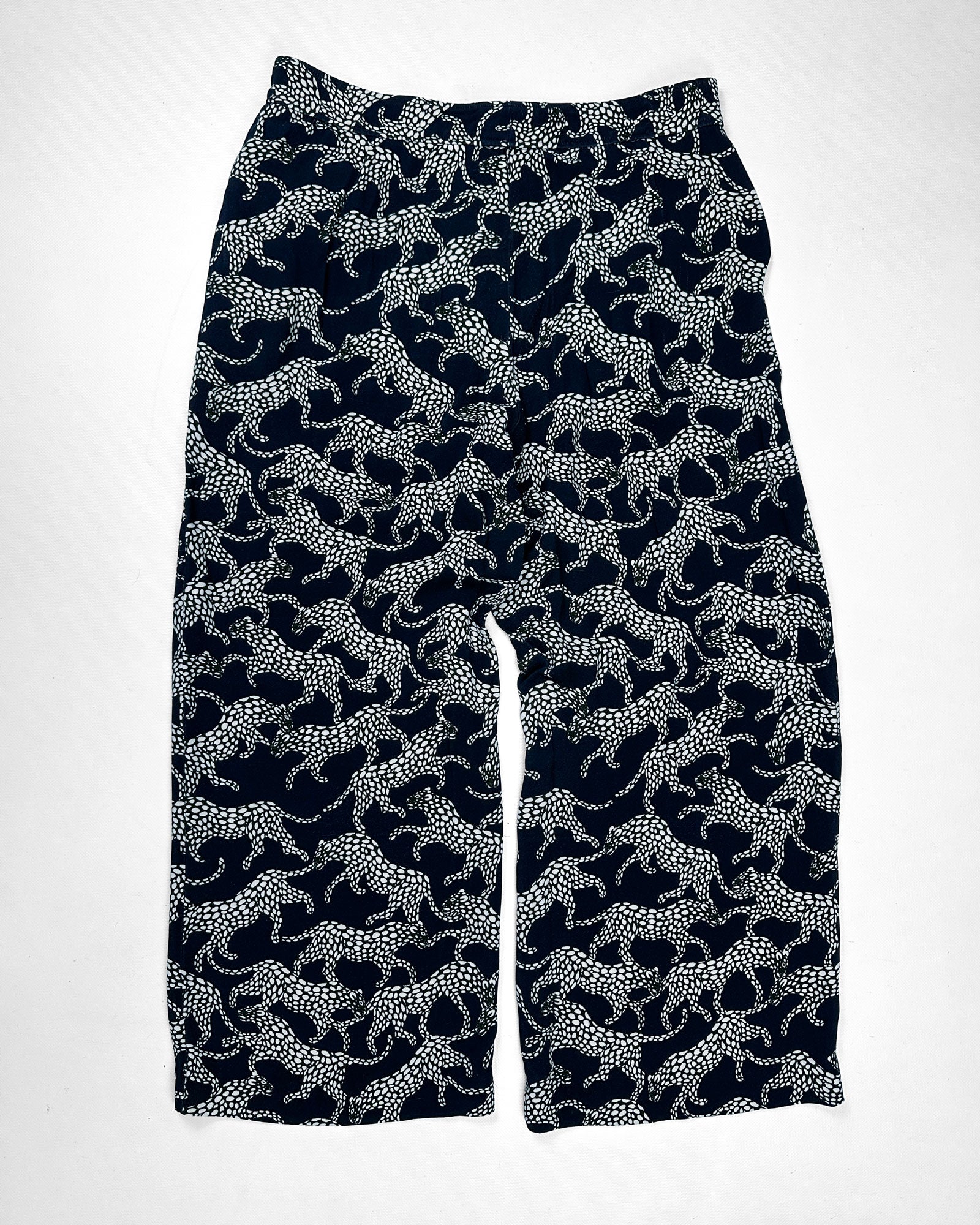 Dries Van Noten Viscose Fluid Pants 2000's