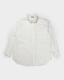 Giuliano Fujiwara White Cotton Shirt 1990's