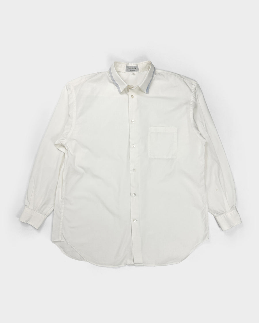 Giuliano Fujiwara White Cotton Shirt 1990's