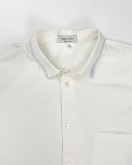 Giuliano Fujiwara White Cotton Shirt 1990's