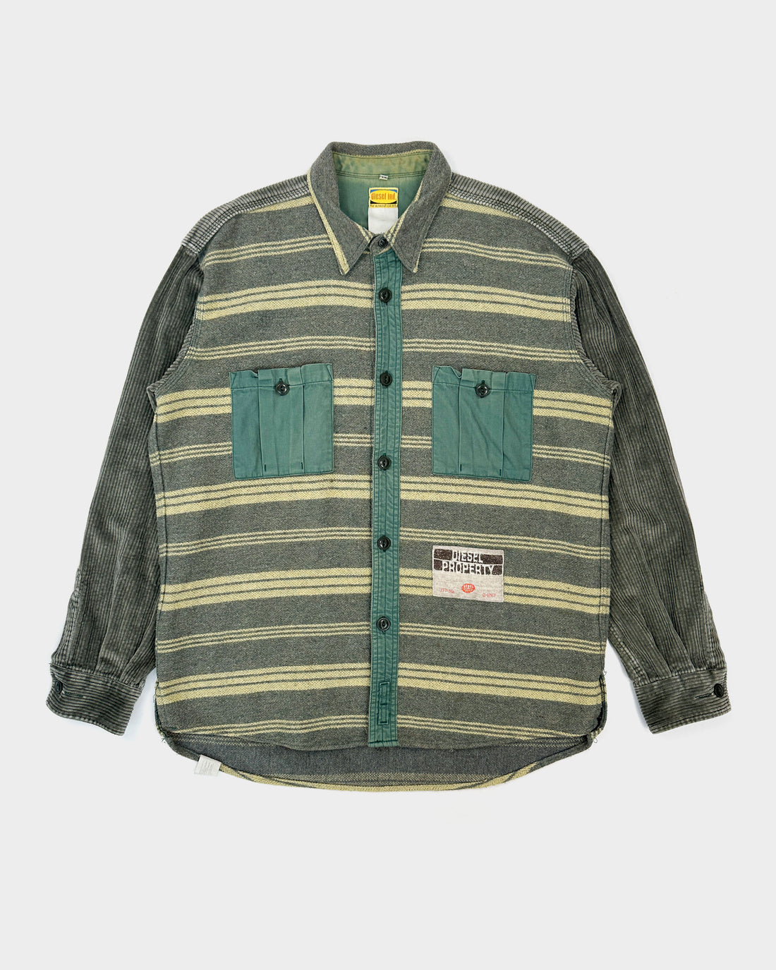 Diesel Flannel + Corduroy Over Shirt Jacket 2006