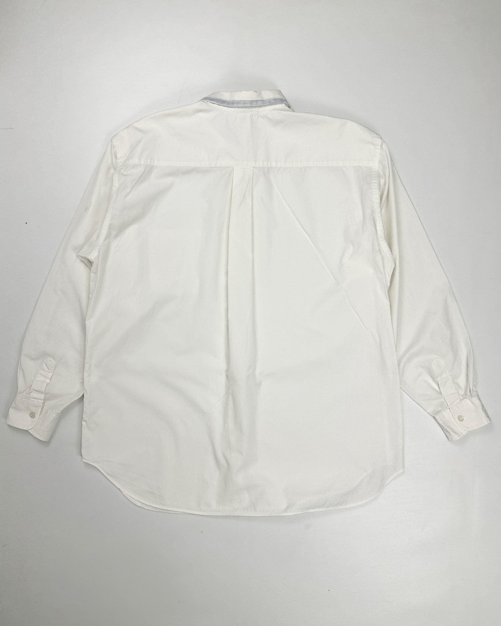 Giuliano Fujiwara White Cotton Shirt 1990's