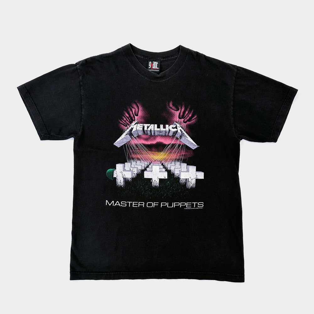 Metallica "Master of Puppets" By Giant Black Tee 1994