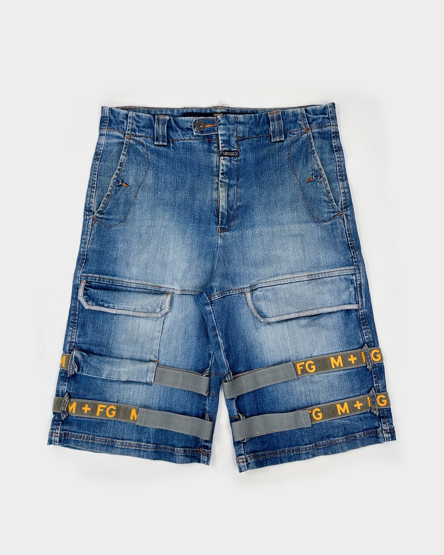 Marithé Francois Girbaud Denim Utility Short 2000's