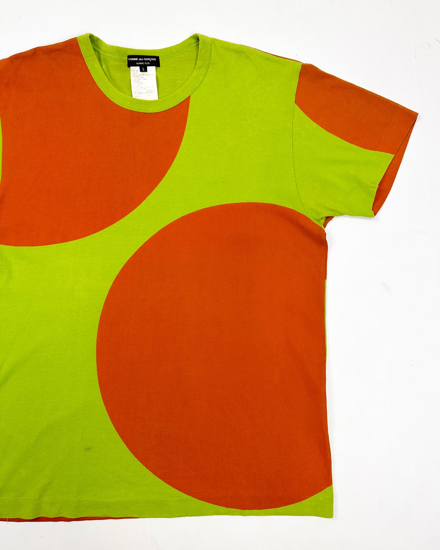 Comme Des Garçons Homme Plus Green Dot Tee 2000