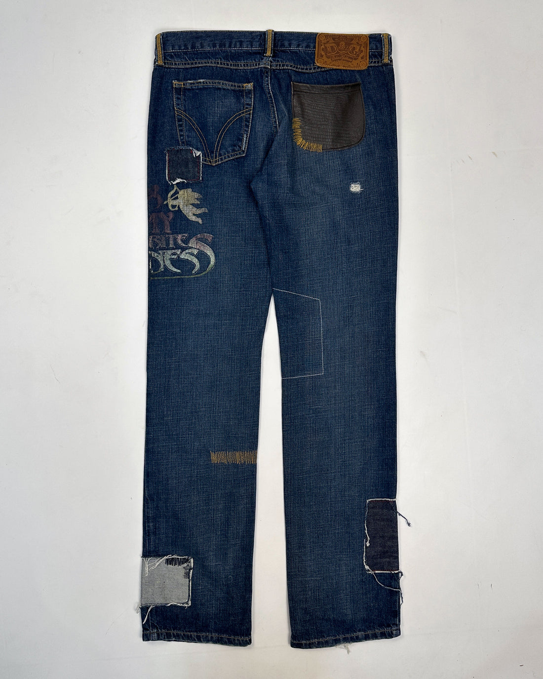 Dolce & Gabbana "Sex is my Business" Denim Pant 1990's