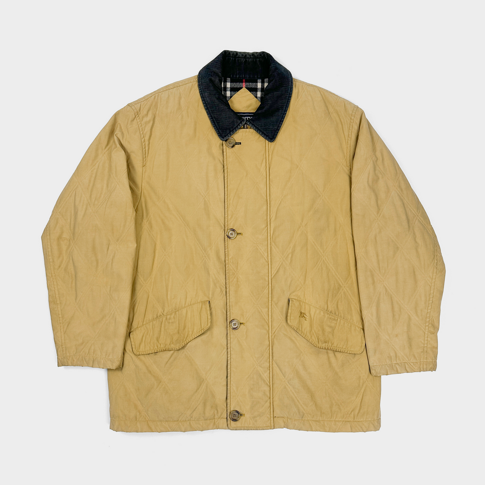 Burberrys Paded Yellow Jacket 1990's