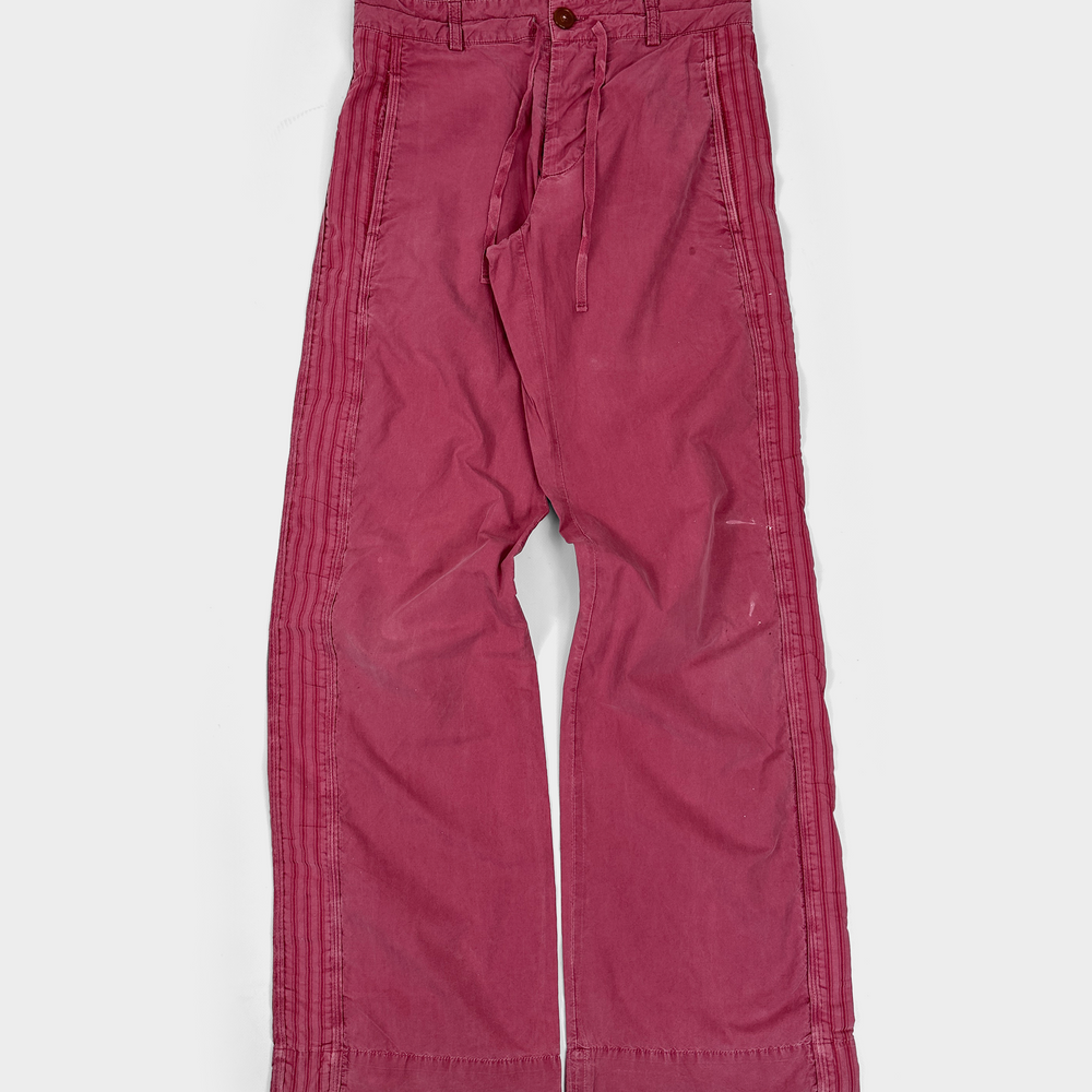 Vivienne Westwood Bright Red Cotton Pants 2000's