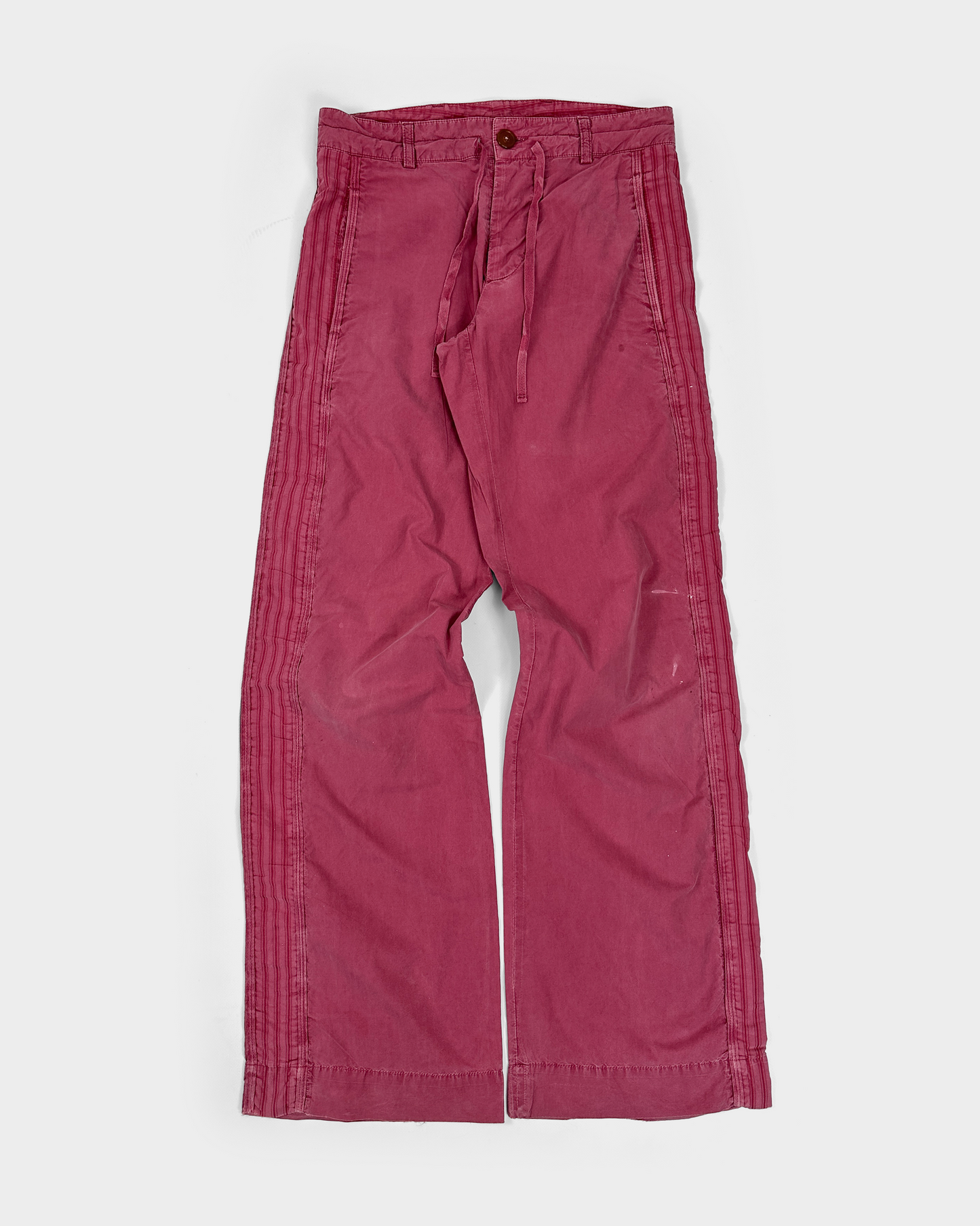 Vivienne Westwood Bright Red Cotton Pants 2000's