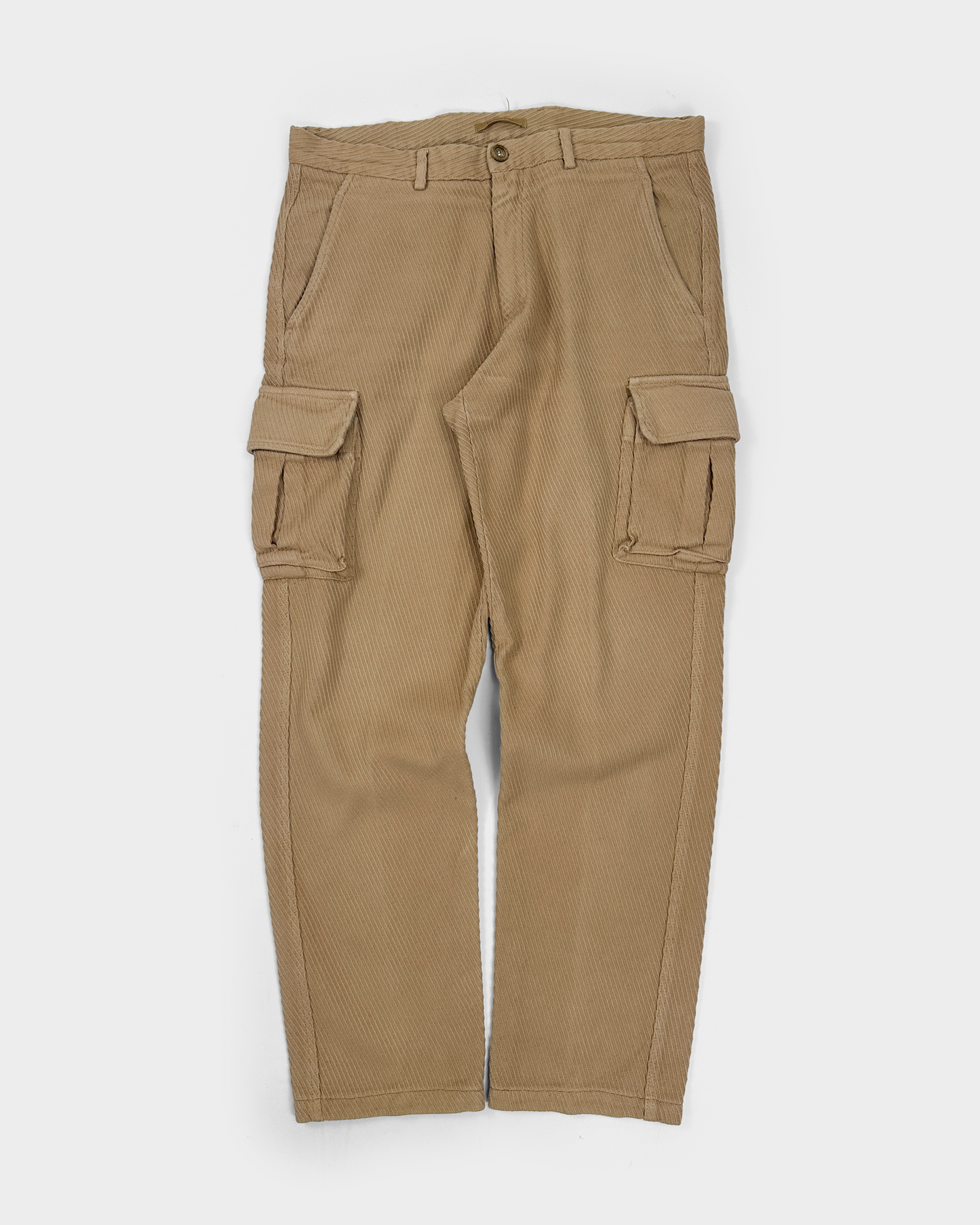 Portofino Heavyweight Beige Cotton Pants 1990's