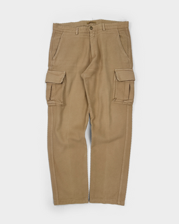 Portofino Heavyweight Beige Cotton Pants 1990's