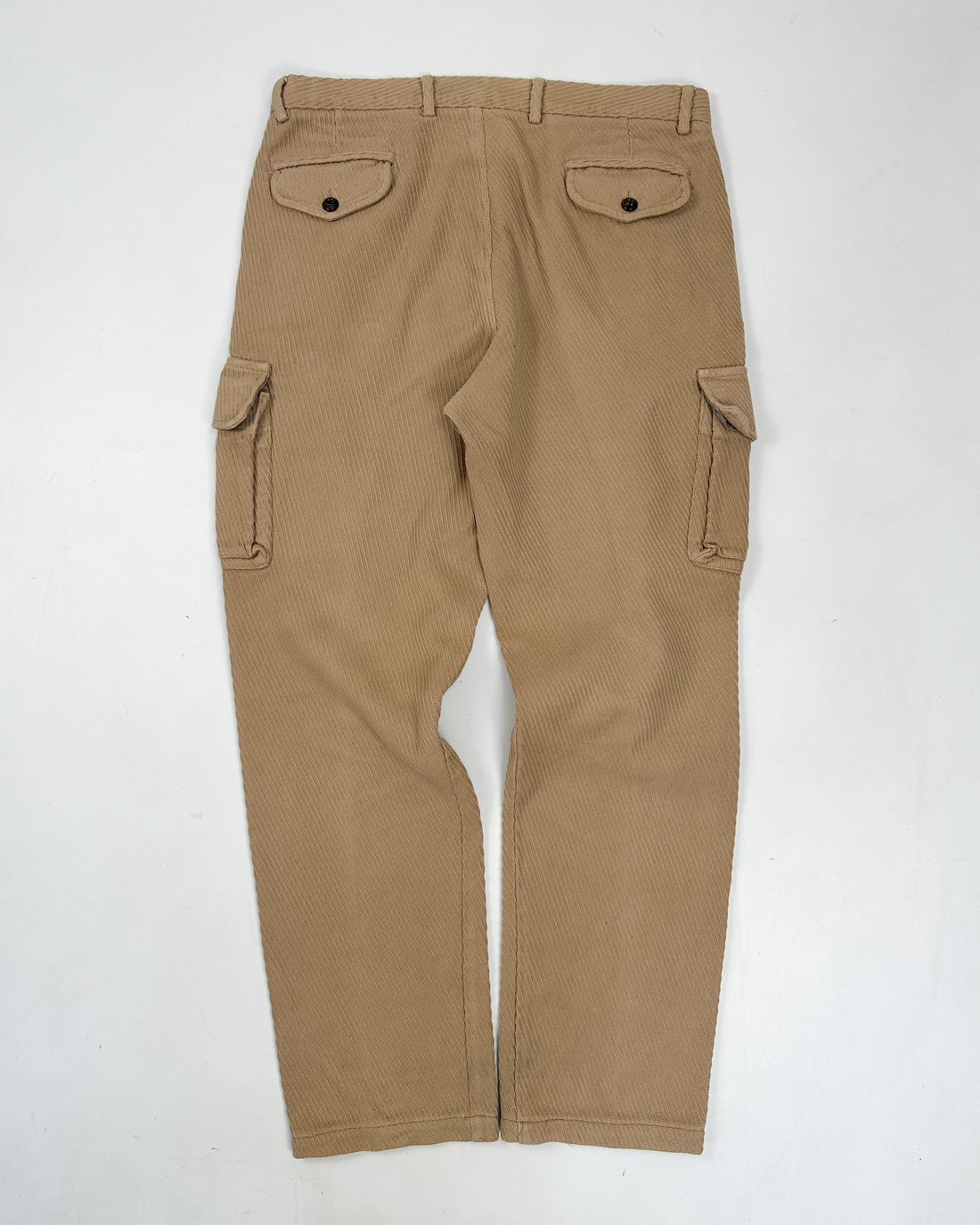 Portofino Heavyweight Beige Cotton Pants 1990's