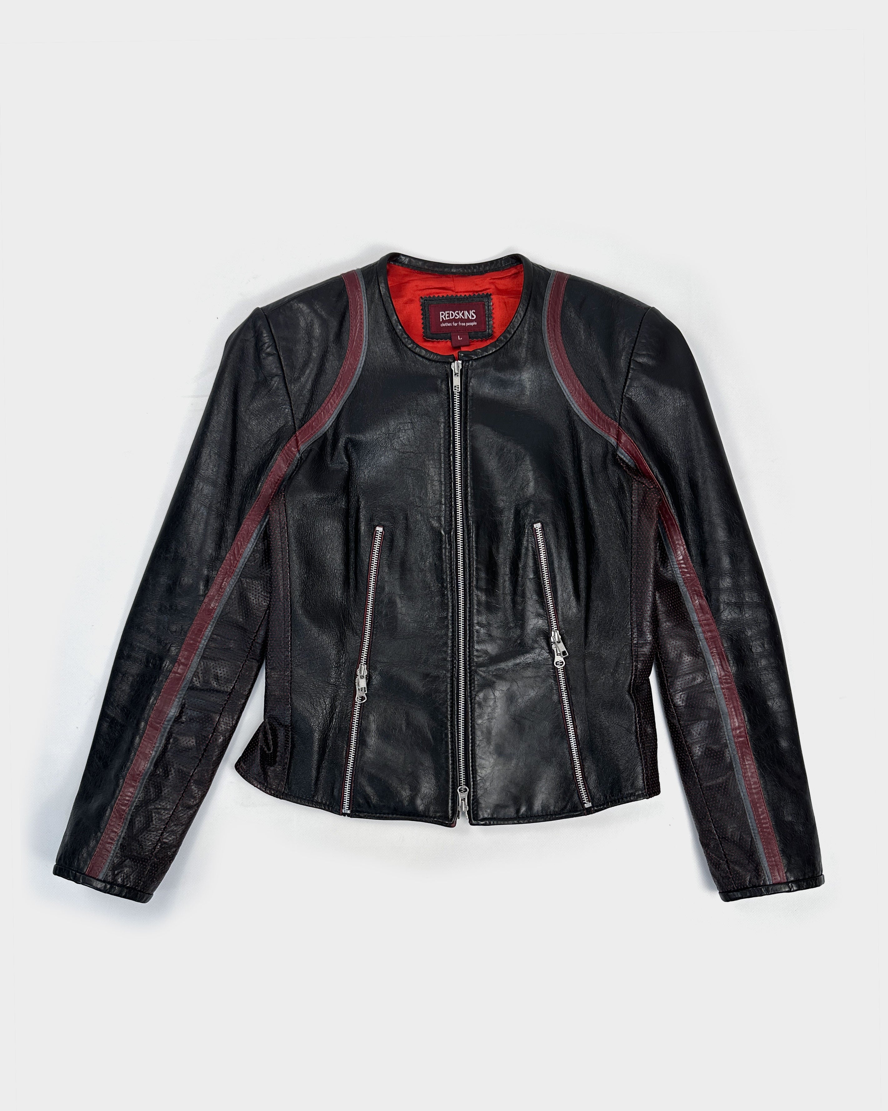 1 x vintage Redskins leather jacket size XL