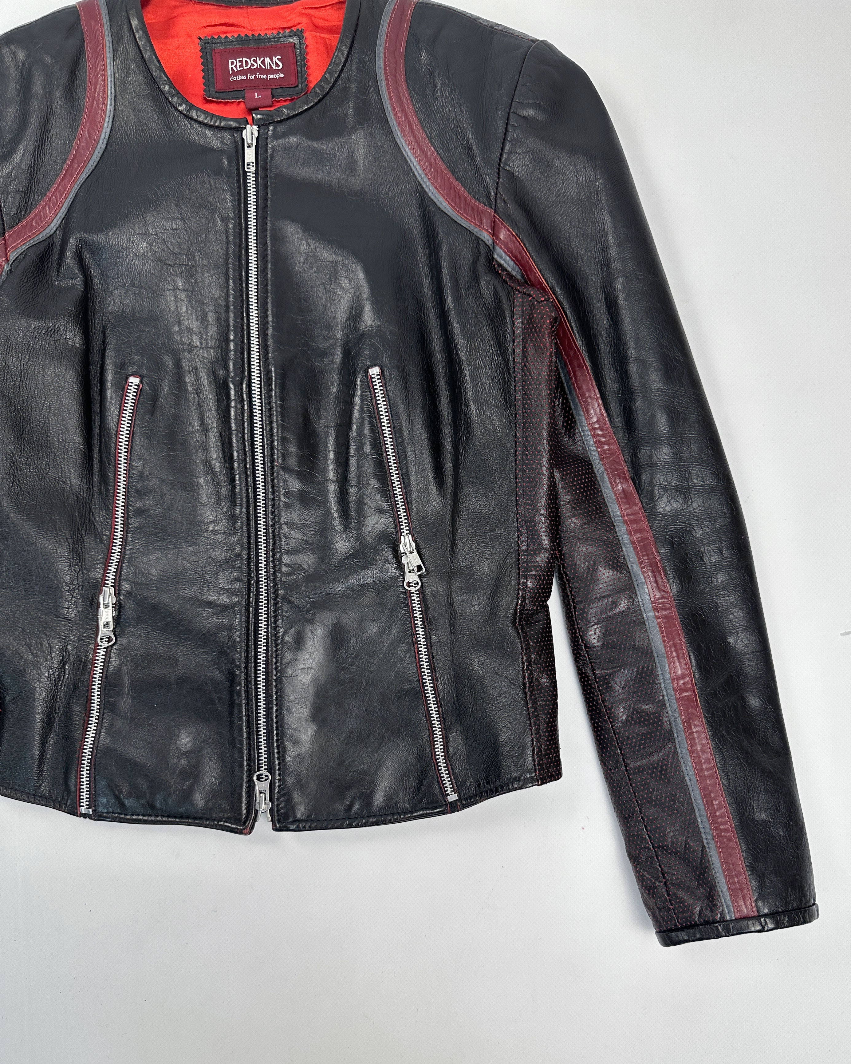 G III Carl Banks 100% Leather NFL Washington Redskins Jacket Varsity Size  XL | #1969530226