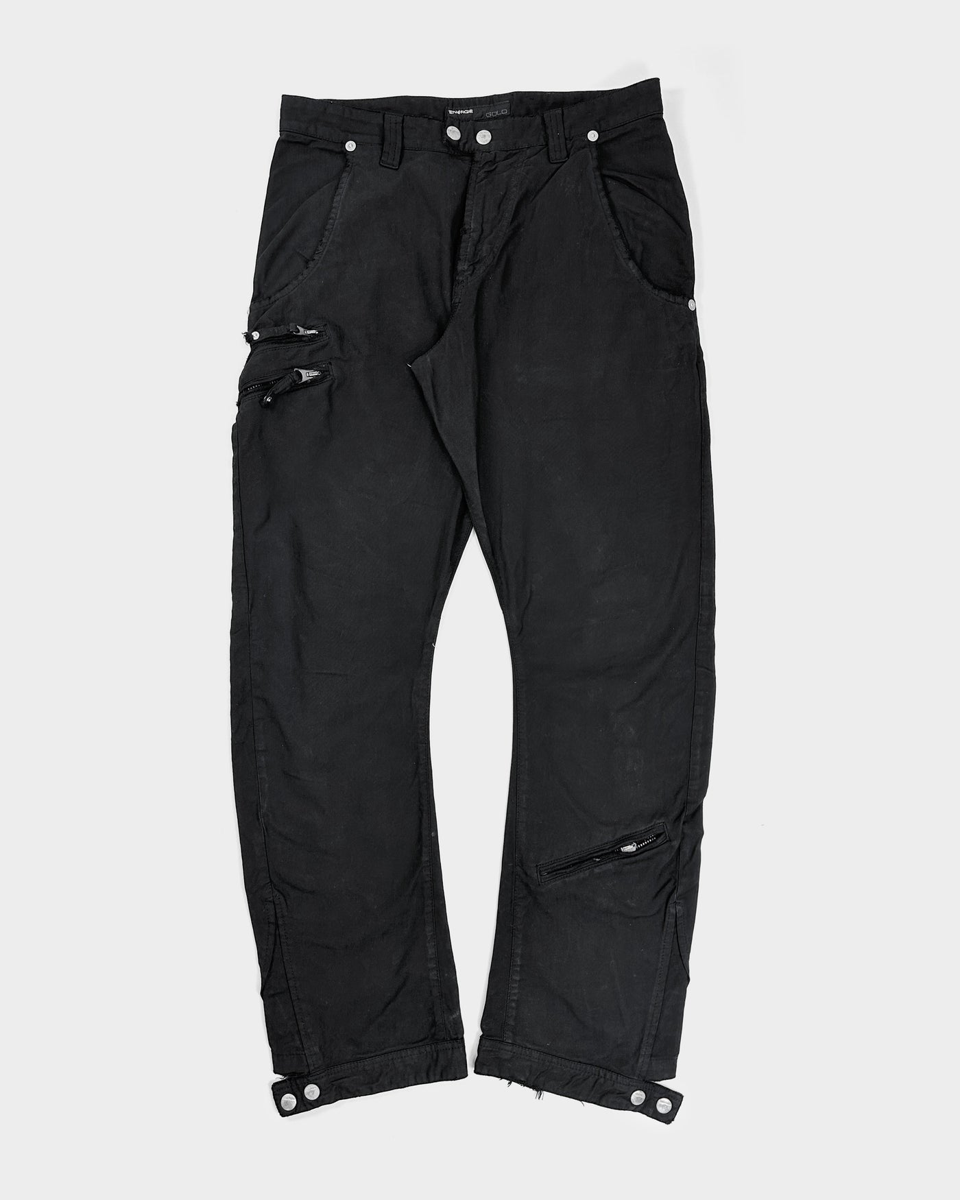 Energie Curved Denim "Black Cobra" Pants 2000's