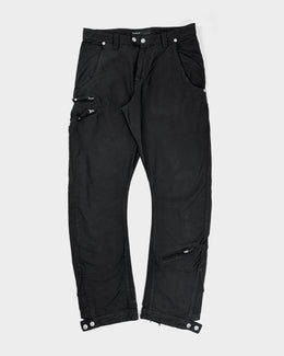 Energie Curved Denim "Black Cobra" Pants 2000's