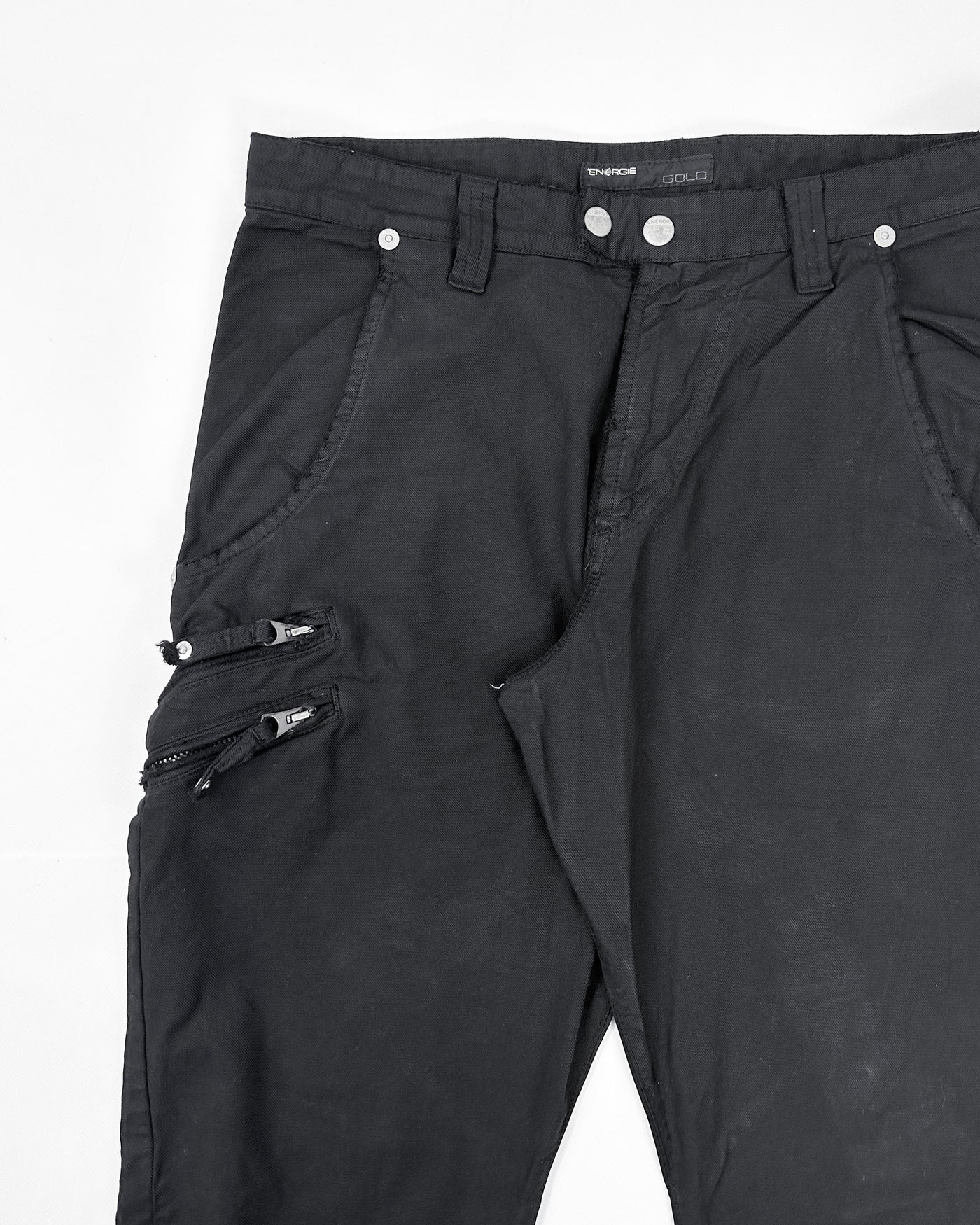 Energie Curved Denim "Black Cobra" Pants 2000's