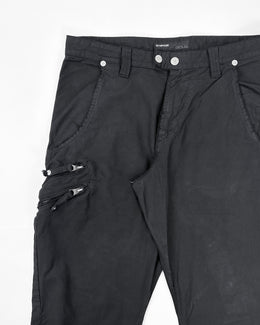 Energie Curved Denim "Black Cobra" Pants 2000's