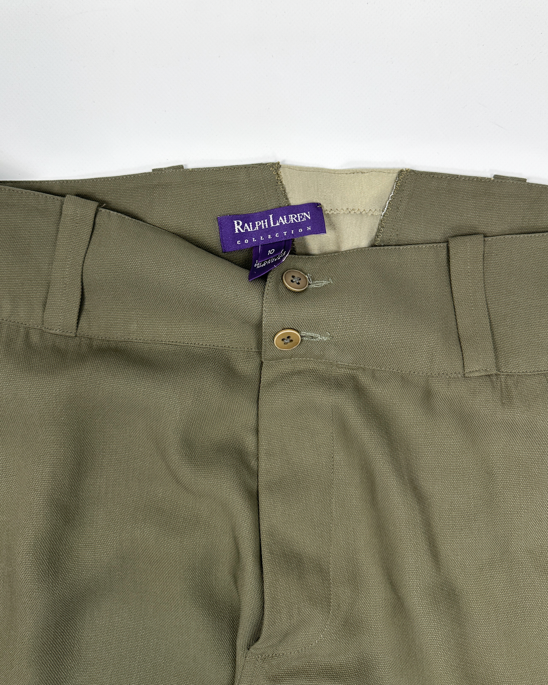 Ralph Lauren Purple Label Silk Cargo Wide Pants 2000's