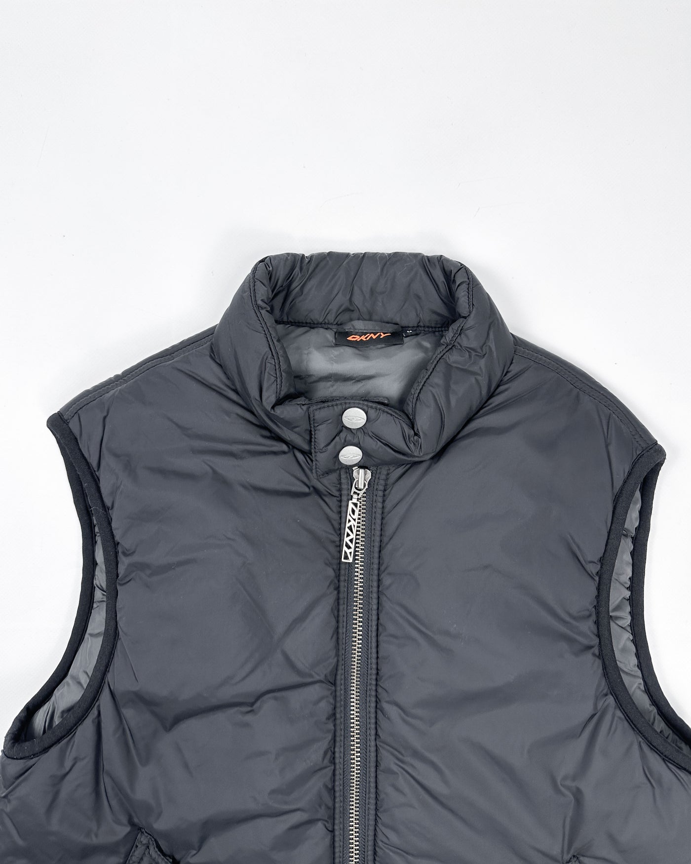 DKNY BodyWarmer Black Vest 1990's