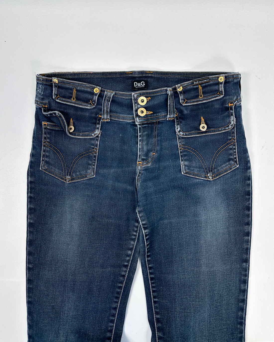 Dolce & Gabbana Low-Rise Denim Pants 2000's