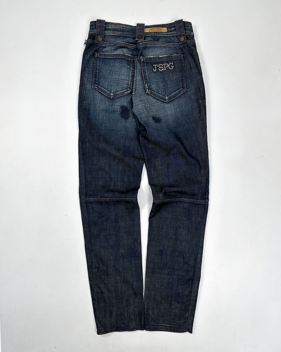 Jean Paul Gaultier Full-Leg Zipped Denim Pants 1990's