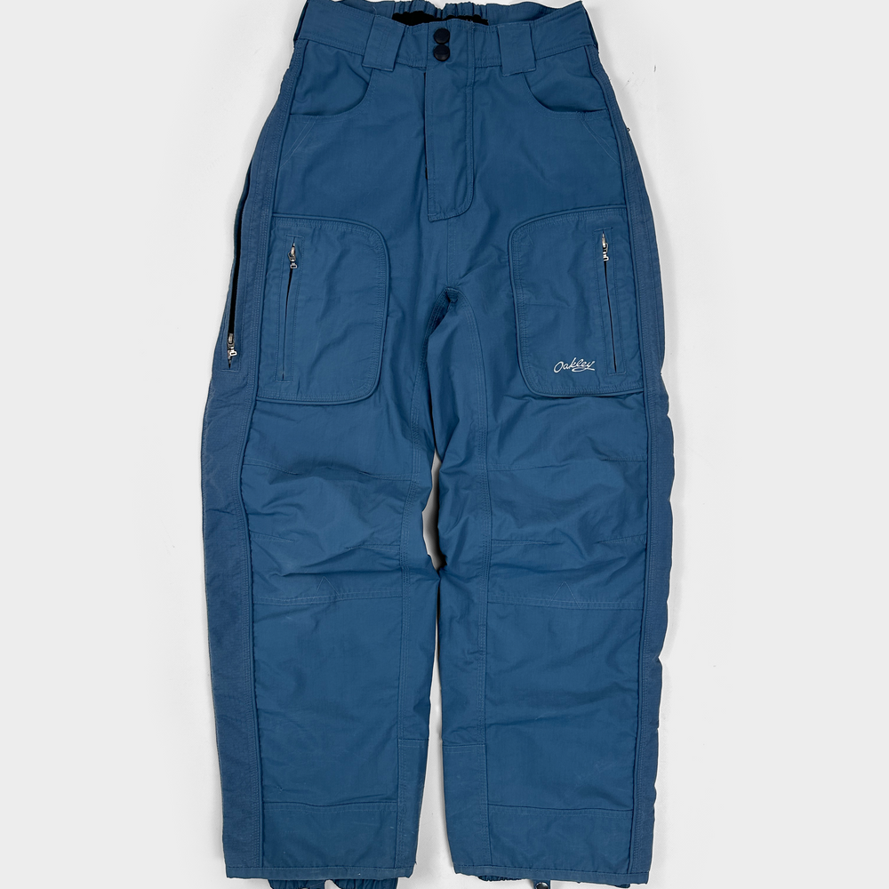 Oakley Software Royal Blue Snow Pants 2000's