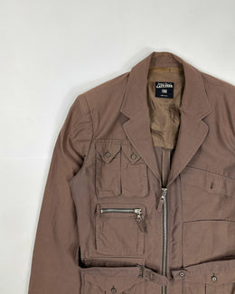 Jean Paul Gaultier Brown Utility Blazer 1990's