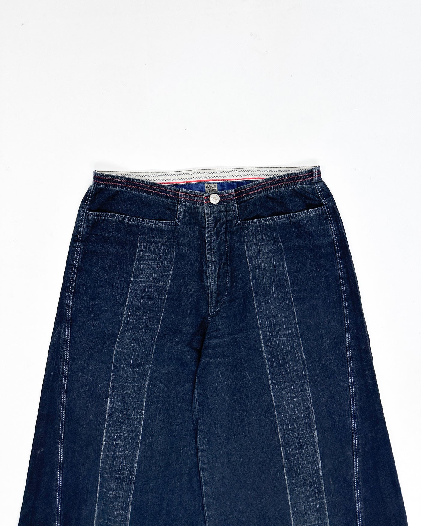 Marithé Francois Girbaud Denim Wide Leg Pants 2000's